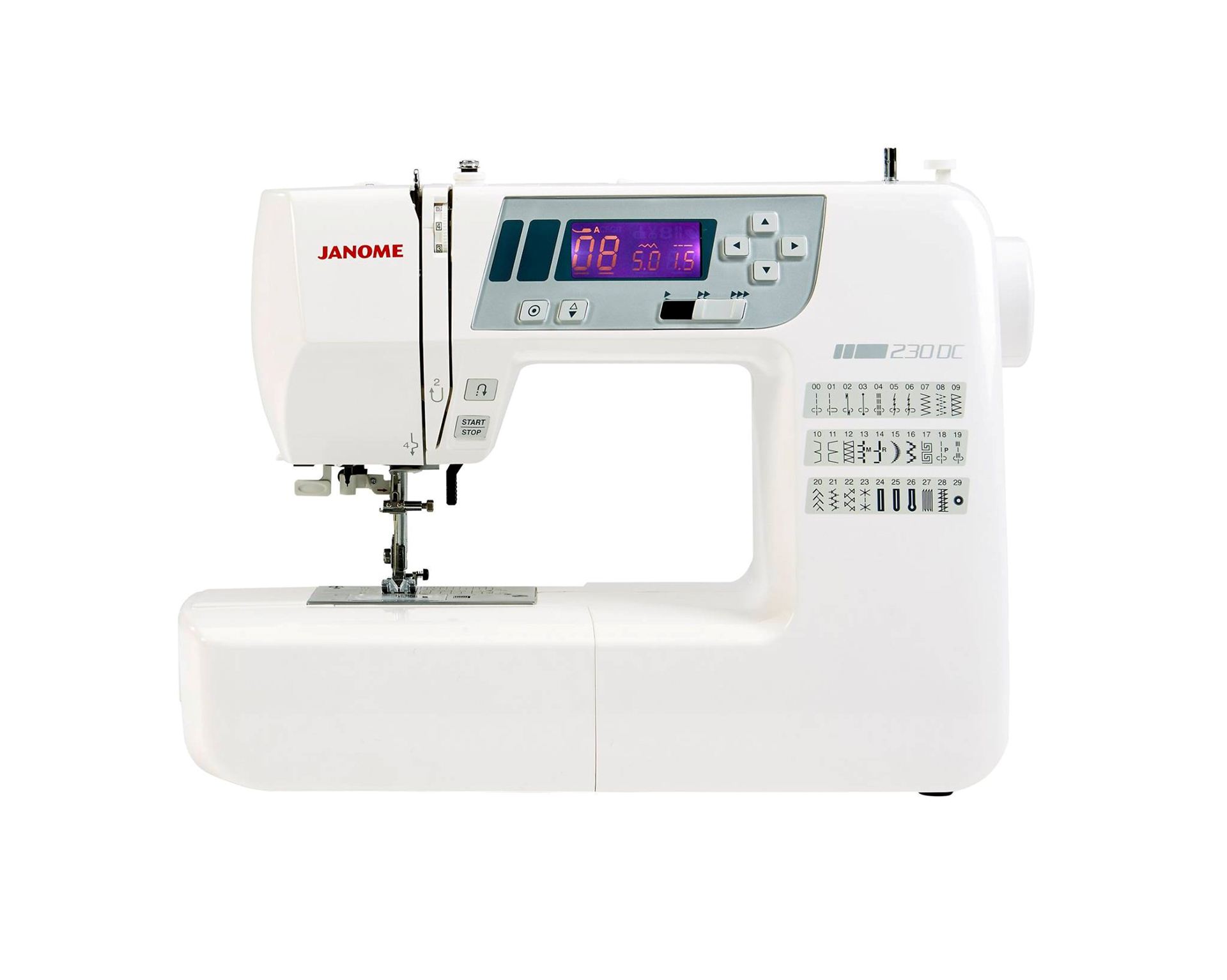 Janome 230DC Sewing Machine Free Wide Table