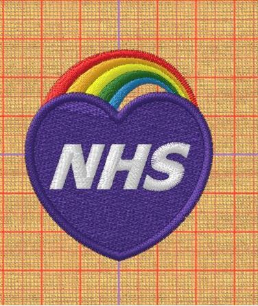 Download Love Nhs Free Embroidery Pattern SVG Cut Files