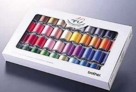 Picture of Brother Embroidery Thread Set - 40 Colours