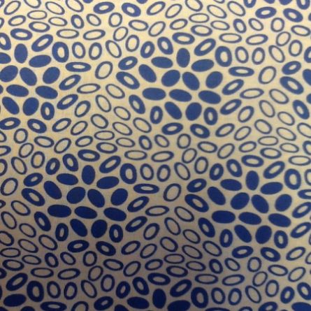 Picture of Blue and natural print 9202