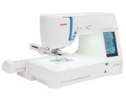 Janome  atelier 9 with embroidery unit attached