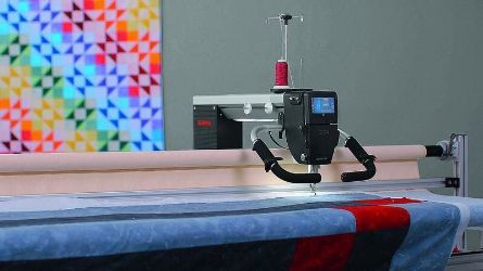Picture of Ex Demonstration Model Bernina Q24 Longarm Quilting Machine Classic Frame 12 foot