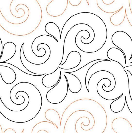 Picture of Wave on Wave 9" Longarm Pantograph