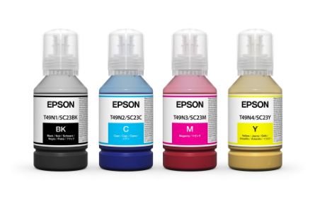 Picture of Epson F500 & F100 dye sublimation UltraChrome inks Complete Set