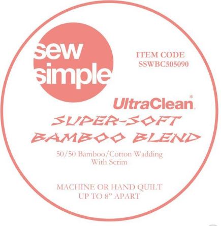 Picture of Sew Simple Super Soft Bamboo Blend Wadding 15metre bolt 90" wide