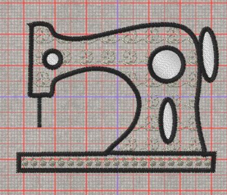 Picture of Sewing Machine Applique Designs Free Embroidery Pattern