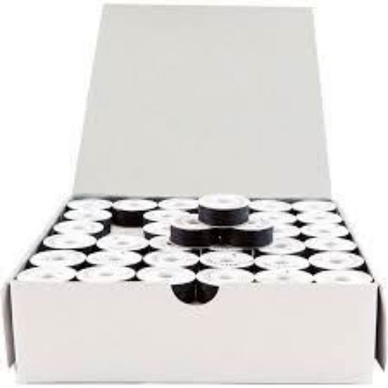 Picture of Pre-Wound Bobbins Black