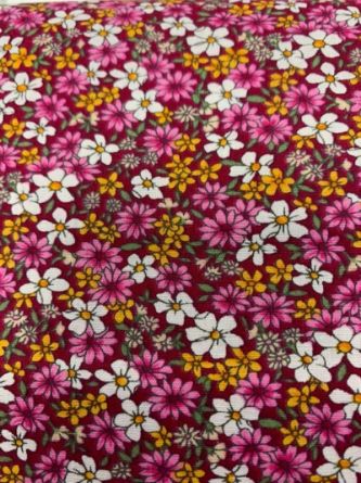 Picture of Floral Tiny Dark Pink 002