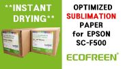 Picture of For Epson F500 Ecofreen dye sublimation paper roll 610 X 50M