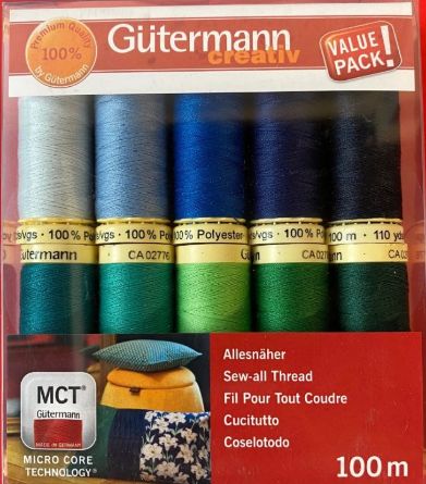 Gutermann Sew-all Thread Set 10 X 100m Reels Col 5