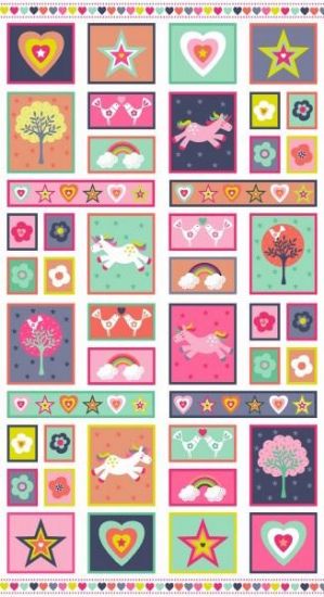 Picture of Makower Fantasy Panel 1824