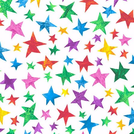 Picture of The Very Hungry Caterpilla Stars From Andover Fabrics by Eric Carle 