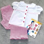 Picture of SEERSUCKER – PINK AND WHITE GINGHAM