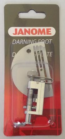 Picture of Janome 1600P or HD9 Free Motion Quilting Foot with darning Plate Heavy Duty