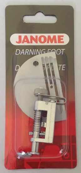 Picture of Janome 1600P or HD9 Free Motion Quilting Foot with darning Plate Heavy Duty