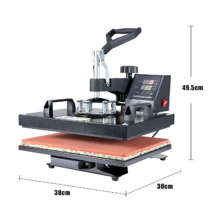 Picture of 5  in 1 Dye Sublimation Heat Press Machine  30×38cm