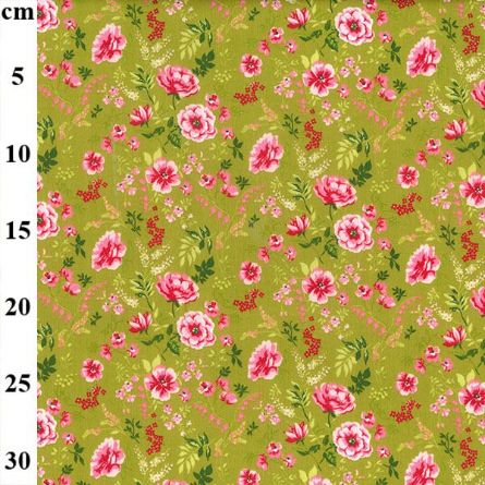 Picture of Cotton Print 60" wide Sweet Flowers 