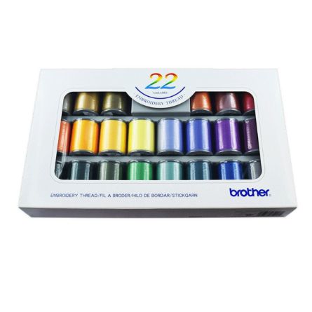 Picture of Brother Embroidery Thread Set 22 Colours