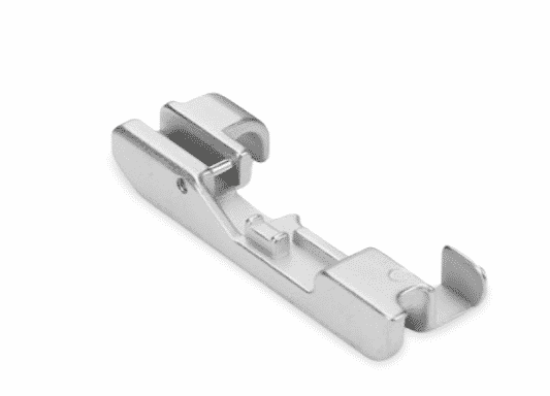 Bernina Multi-purpose Foot L 450/460 attached to a Bernina overlocker machine.