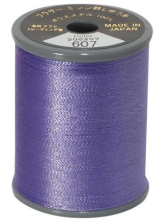 Picture of Brother Satin Embroidery Thread - Wisteria Violet 607