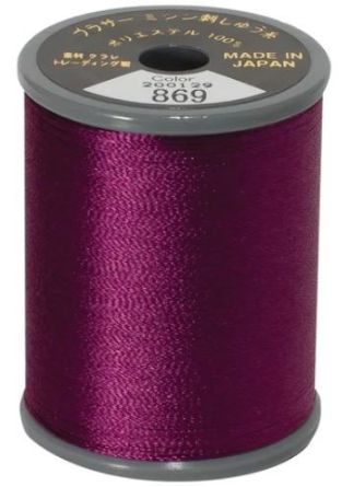 Picture of Brother Satin Embroidery Thread - Royal Purple  869