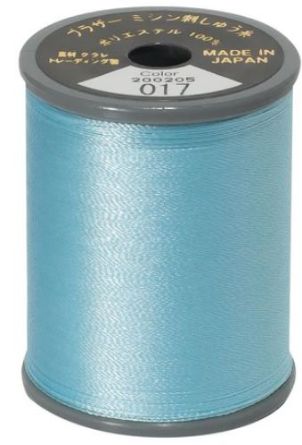Picture of Brother Satin Embroidery Thread - Light blue 017