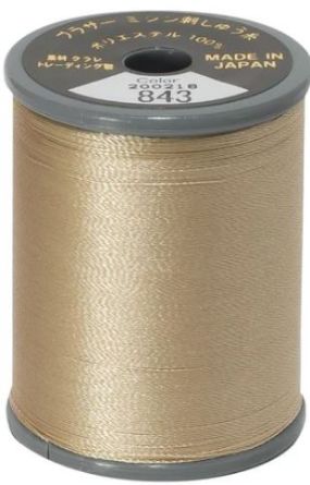 Picture of Brother Satin Embroidery Thread - Beige 843