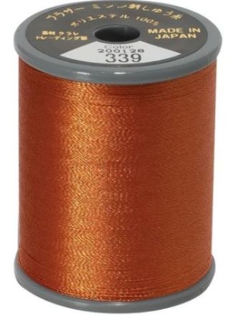 Picture of Brother Satin Embroidery Thread - Clay Brown - 339