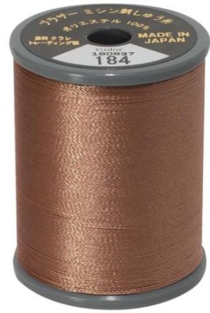 Picture of Brother Satin Embroidery Thread - Dark coffee 184S