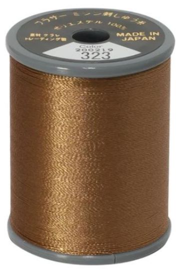 Picture of Brother Satin Embroidery Thread - Light brown 323
