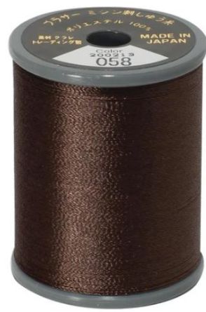 Picture of Brother Satin Embroidery Thread - Dark brown 058