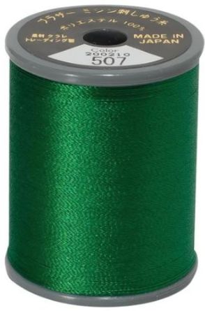 Picture of Brother Satin Embroidery Thread -Emerald Green 507