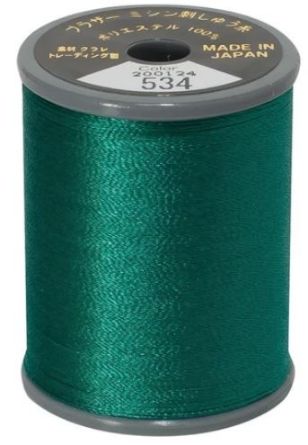 Picture of Brother Satin Embroidery Thread -Teal Green 534