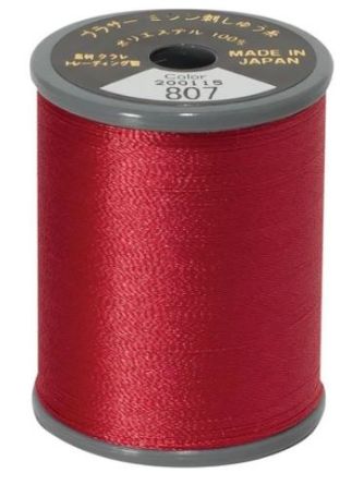 Picture of Brother Satin Embroidery Thread - Carmine - 807