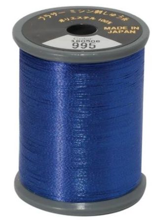 Picture of Brother Metallic Embroidery Thread - Blue 995