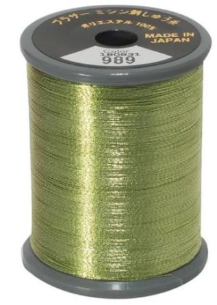 Picture of Brother Metallic Embroidery Thread - Fresh Green 989
