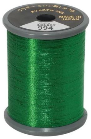 Picture of Brother Metallic Embroidery Thread - Green 994