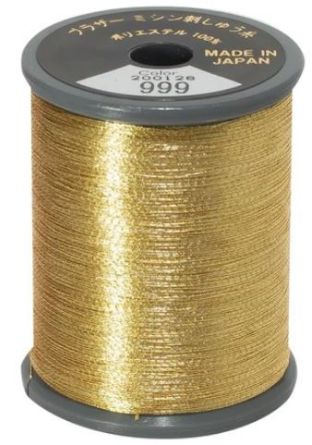Picture of Brother Metallic Embroidery Thread -  Gold 999