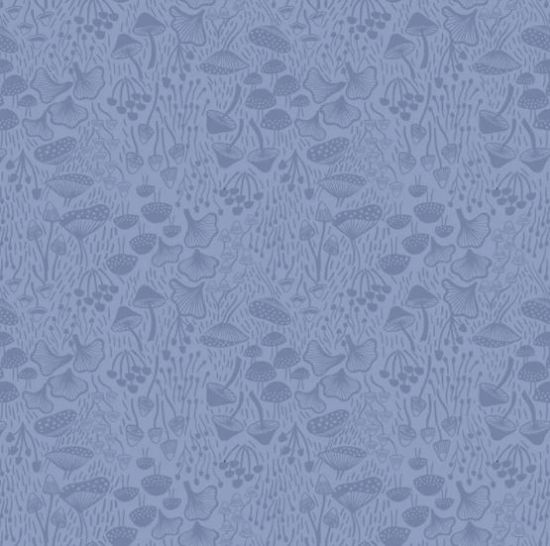 Picture of Lewis &  Irene - Enchanted - Fantastic Fungi Smokey Blue A546