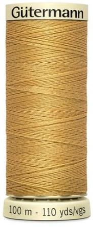 Gutermann Sew All Polyester Thread - 893 Gold 100m