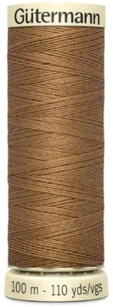 Picture of Gutermann Sew All Polyester Thread -887 Light Brown 100m   