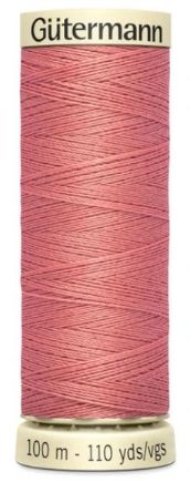Gutermann Sew All Polyester Thread - 80 Dusky Pink 100m