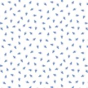 Picture of Lewis & Irene - Bluebell Wood Reloved- Scattered Bluebells on Cream - A637.C1 