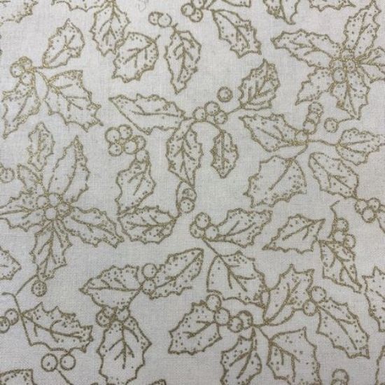 Picture of Holly Ivory and Gold Lame