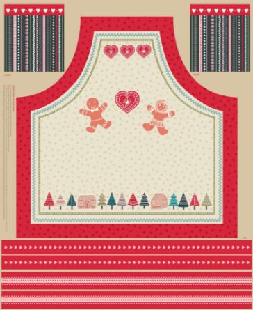 Picture of Lewis & Irene Gingerbread Season Apron Panel