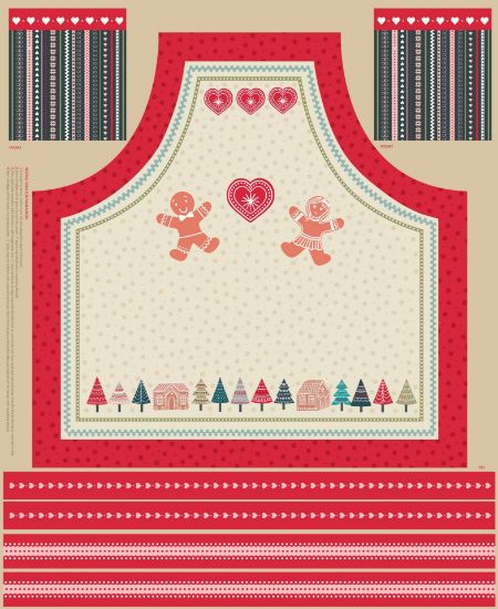 Picture of Lewis & Irene Gingerbread Season Apron Panel
