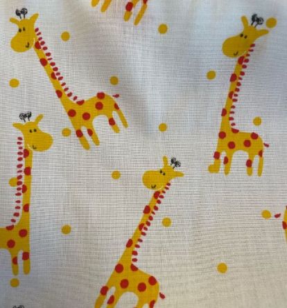 Picture of Giraffe Poly Cotton Fabric 44"   