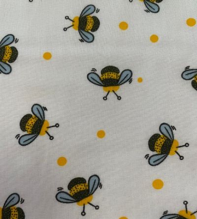 Picture of Bumble Bees Poly Cotton Fabric 44" 