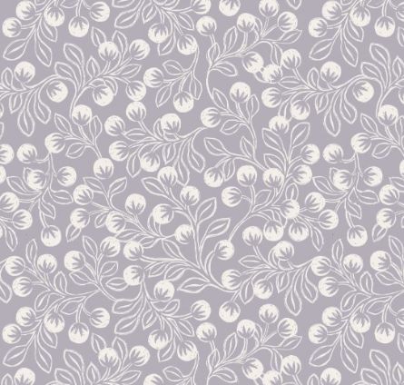 Picture of Lewis & Irene - Snowberries on iced lavender with pearl effect A658.3