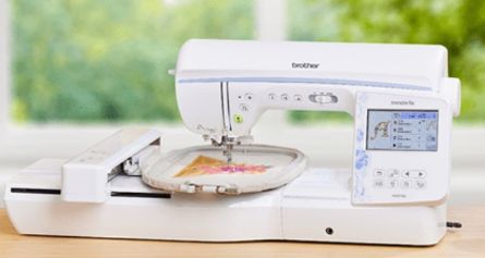 Brother innovis 2700 sewing and embroidery combined machine with embroidery unit on 